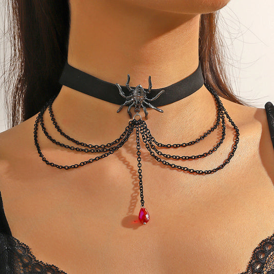 Halloween Necklace  - Bat /Ghost /Skull /Pendant Pumpkin /Spider