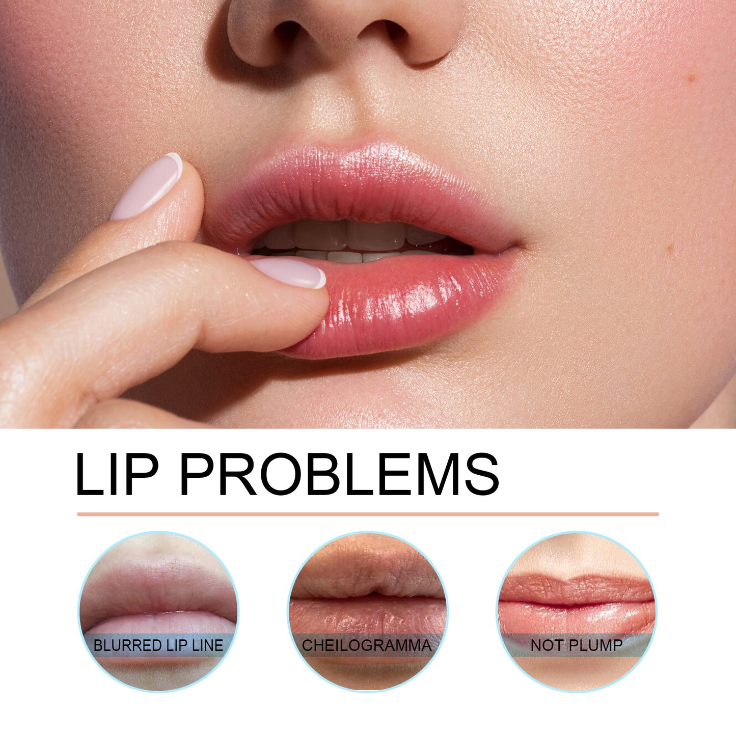 Mineral Oil OUHOE Show Lip Color Without Taking Off Makeup Peel Off Lipliner