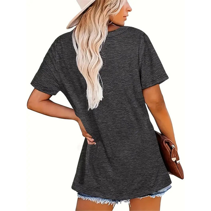 Women's Cactus Graphic Print Casual Crew Neck Short Sleeve T-shirt