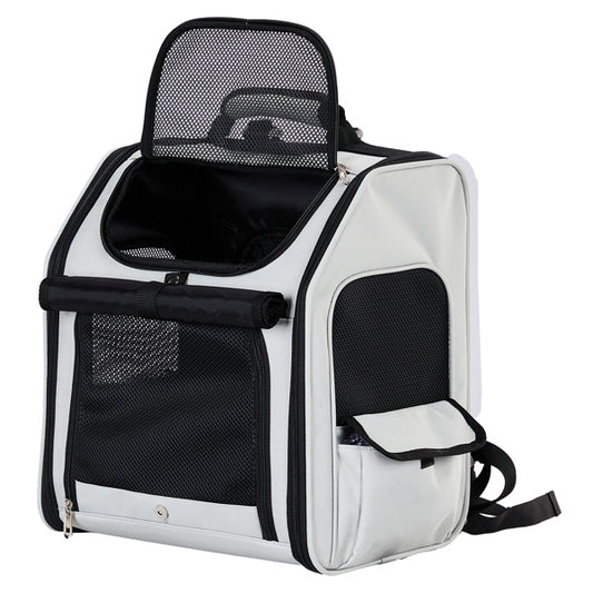 Pet Carrier Backpack,  With Back Extension, Breathable Mesh For Small Dogs Cats, Up To 26 Lbs.