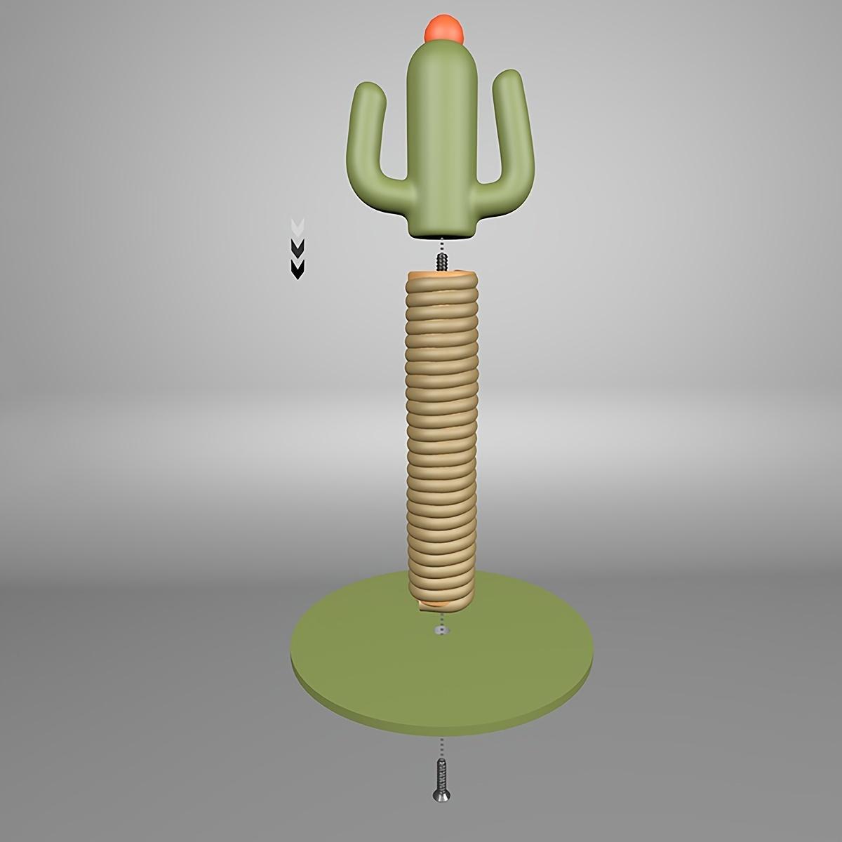 Cactus Cat Scratching Post Good For Play And Exercise