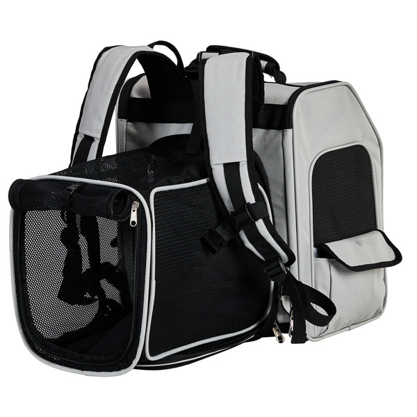 Pet Carrier Backpack,  With Back Extension, Breathable Mesh For Small Dogs Cats, Up To 26 Lbs.