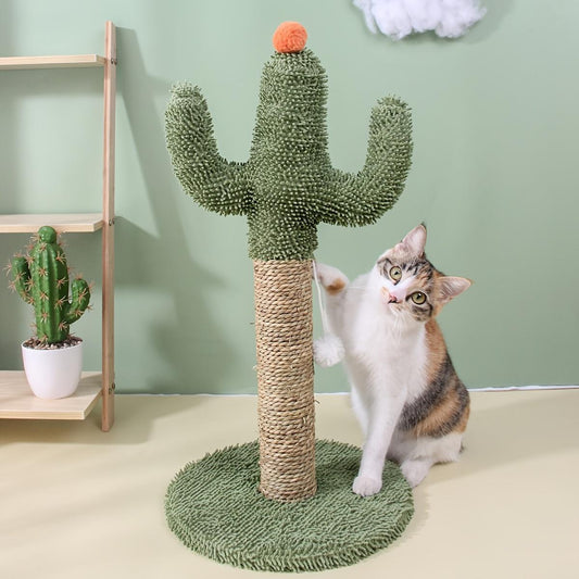 Cactus Cat Scratching Post Good For Play And Exercise