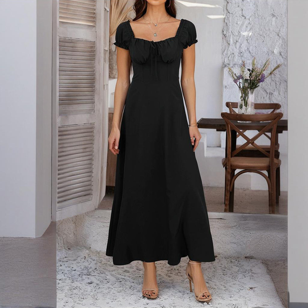 Women's Bohemian Backless Maxi Dress