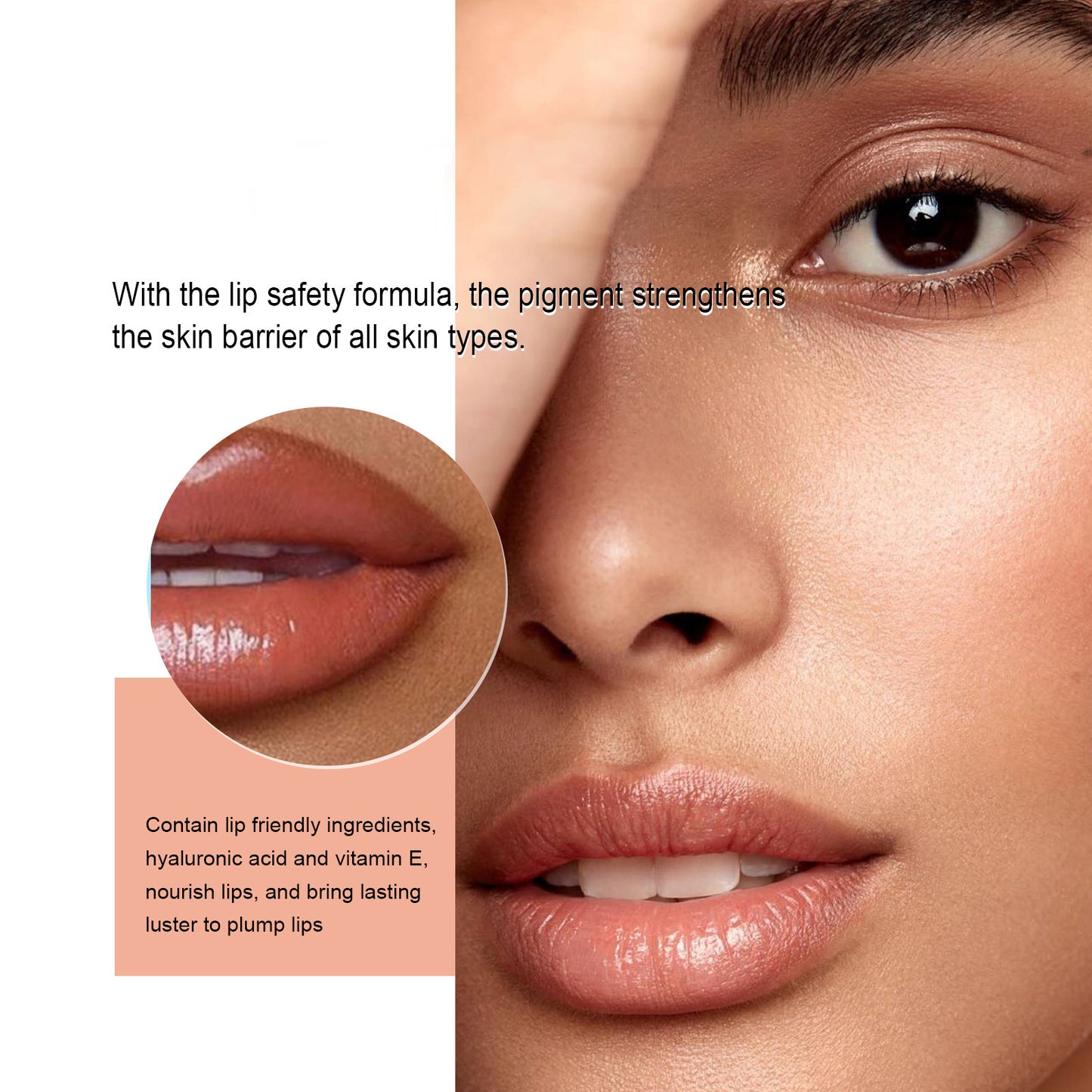 Mineral Oil OUHOE Show Lip Color Without Taking Off Makeup Peel Off Lipliner