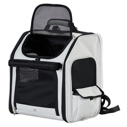 Pet Carrier Backpack,  With Back Extension, Breathable Mesh For Small Dogs Cats, Up To 26 Lbs.