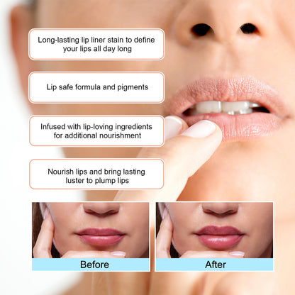 Mineral Oil OUHOE Show Lip Color Without Taking Off Makeup Peel Off Lipliner