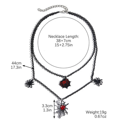 Halloween Necklace  - Bat /Ghost /Skull /Pendant Pumpkin /Spider