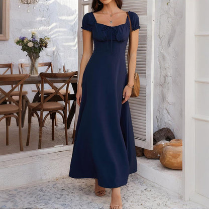 Women's Bohemian Backless Maxi Dress