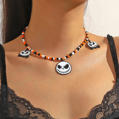 Halloween Necklace  - Bat /Ghost /Skull /Pendant Pumpkin /Spider